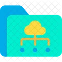Cloud Storage Folder Database Server Icon