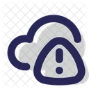 Cloud Storage Full Storage Full At Risk Icon