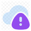 Cloud Storage Full Storage Full At Risk Icon