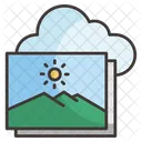 Cloud storage  Icon