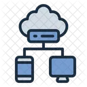 Cloud storage  Icon