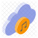 Cloud Storage Music Icon