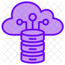 Cloud Storage Technology Electronic Icon