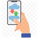 Online Storage Cloud Storage Online Data Icon