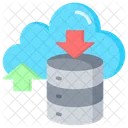 Cloud Storage Upload Database Icon