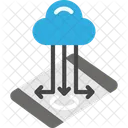 Cloud Storage Cloud Store Cloud Data Transfer Icon