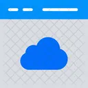 Cloud Storage Cloud Data Storage Icon