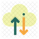 Cloud Storage Data Transfer Icon
