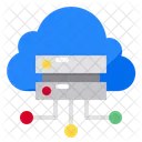 Cloud Data Storage Icon