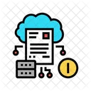 Cloud Storage Incident Icon