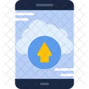 Cloud Storage Uploading Backup Icon