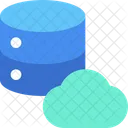 Cloud Storage Big Data Cloud Server Icon