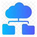Cloud Storage Backup Data Transfer Icon