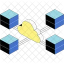 Cloud Storage Financial Technology Financial Planning Symbol