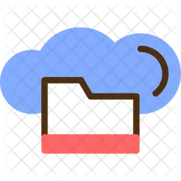 Cloud storage  Icon