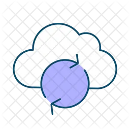 Cloud storage reload  Icon