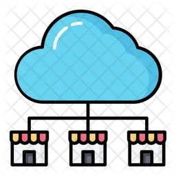 Cloud store connection  Icon