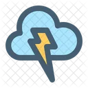 Cloud Storm Bolt Lightning Icon