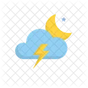 Cloud Strom  Icon