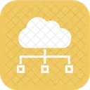 Cloud Computers Server Icon