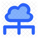Cloud Server Internet Icon