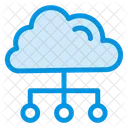 Cloud Structure Cloud Connect Icon