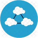 Clouds Connected Internet Icon