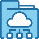 Online Database Cloud Icon