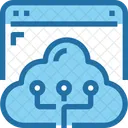 Cloud Storage Structure Icon