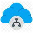 Cloud Structure  Icon