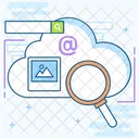 Cloud Daten Cloud Hosting Cloud Speicher Icon