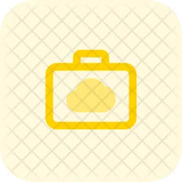 Cloud Suitcase  Icon