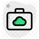Cloud Suitcase  Icon