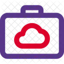 Cloud Suitcase  Icon