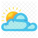 Cloud Sun Sunny Day Icon