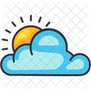 Cloud Sun  Icon