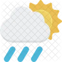Cloud sun rain  Icon