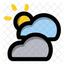 Cloud sun wind  Icon