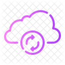Cloud Sync Backup Technology Icon