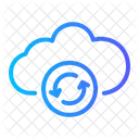Cloud Sync Backup Technology Icon