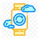 Cloud Sync Fitness Icon
