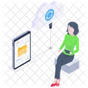 Cloud Sync  Icon