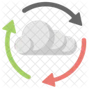 Cloud Prozess Service Symbol