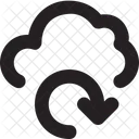 Cloud Synchronisierung Computing Symbol