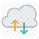 Cloud Server Download Symbol