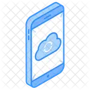 Cloud Synchronisierung Cloud Update Mobile Cloud Symbol