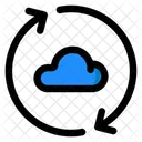 Cloud Synchronization Server Icon