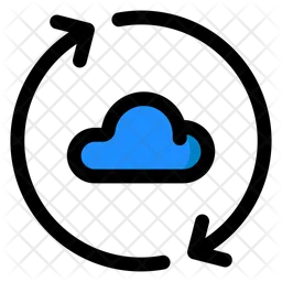 Cloud synchronization  Icon