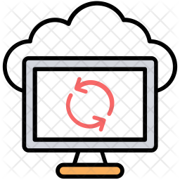 Cloud Synchronization Icon