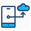 Cloud Server Mobile Icon